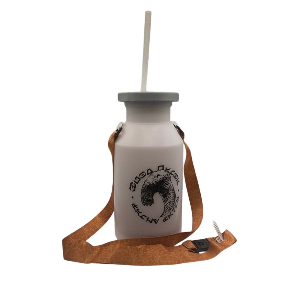 Disney Star Wars Galaxy’s Edge Bantha Blue Milk Jug Bottle w Strap Souvenir NWT